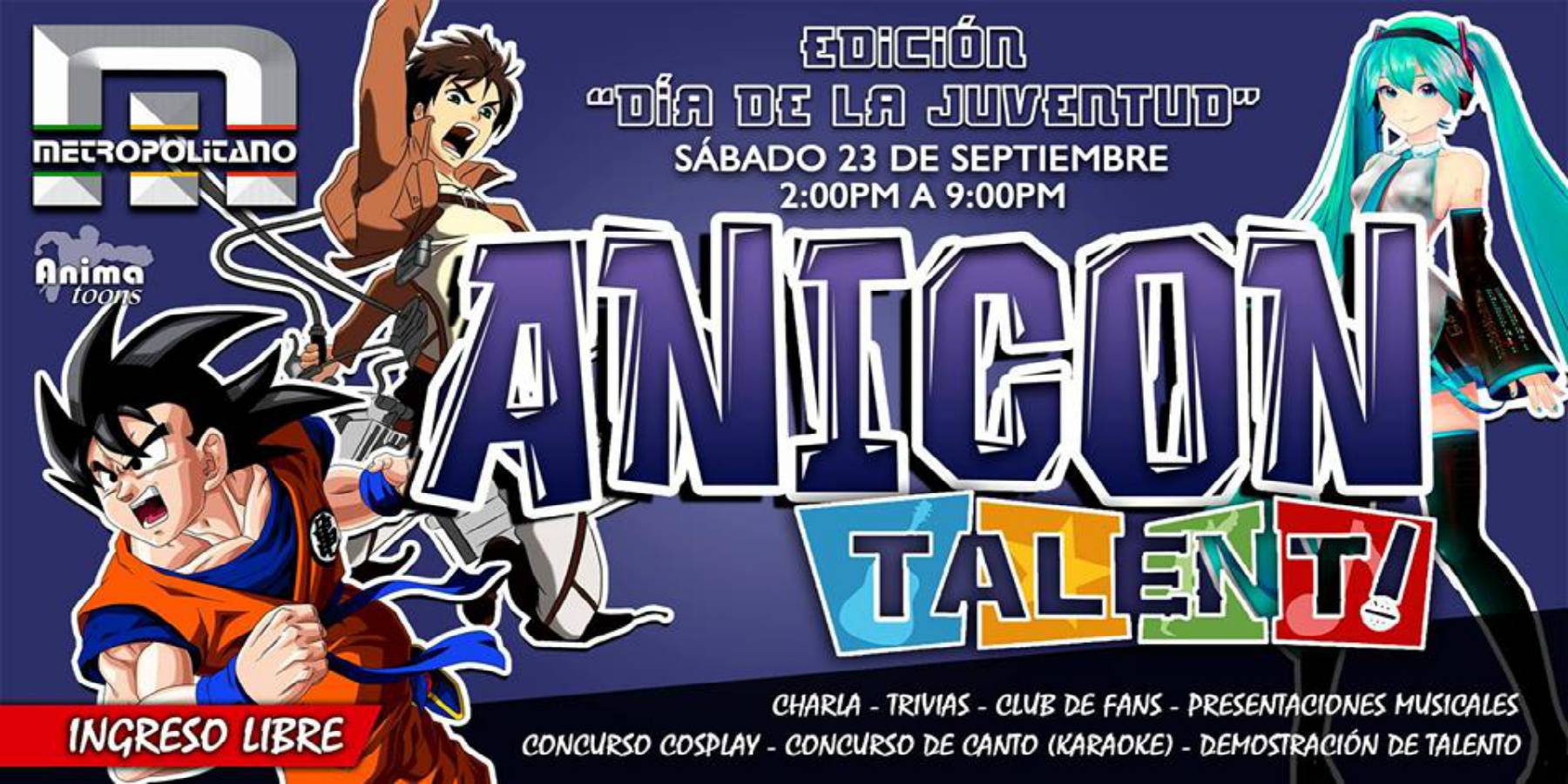 AniCon Talent | Edición "Día de la Juventud"