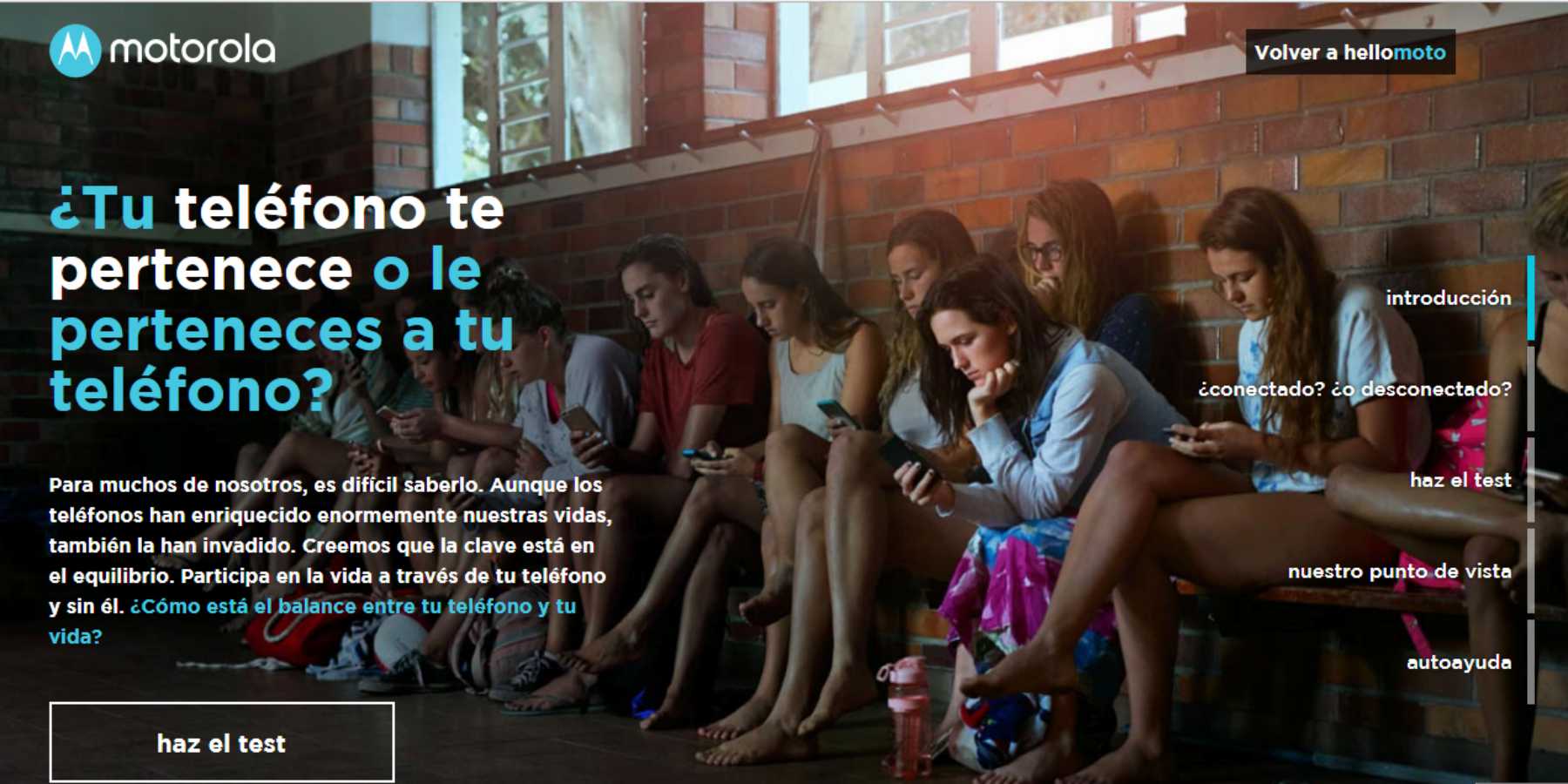 Motorola lanza en Perú campaña sobre el uso equilibrado del smartphone
