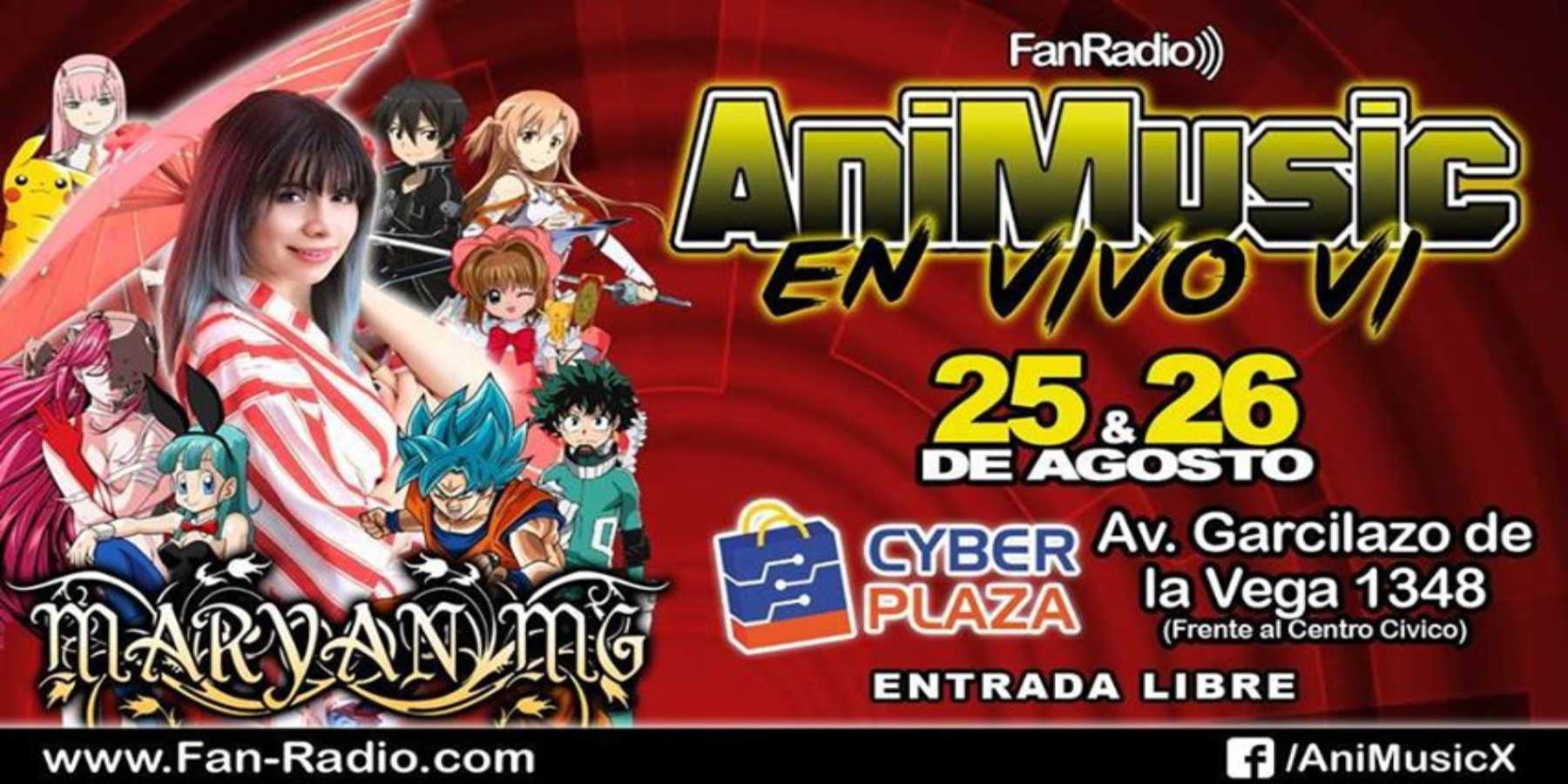 Animusic VI, el evento para fanáticos del anime y el fandom en Cyber Plaza