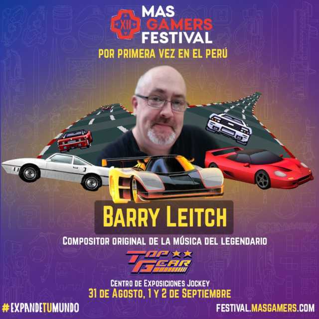 Barry Leitch, compositor de Top Gear llega a Perú