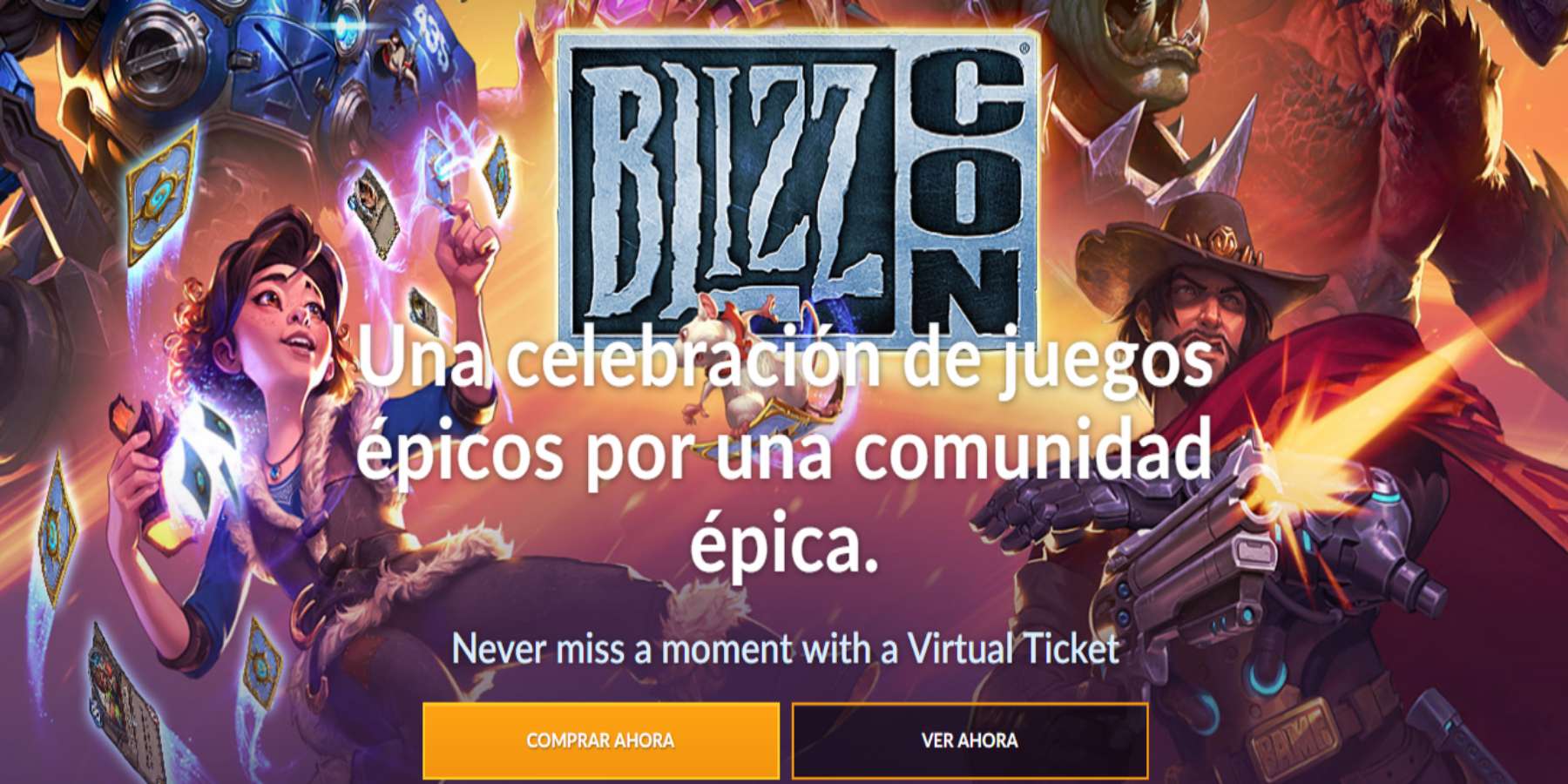 Boleto virtual de la BlizzCon 2018