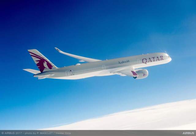 Qatar Airways amplía su flota de aviones A350-1000