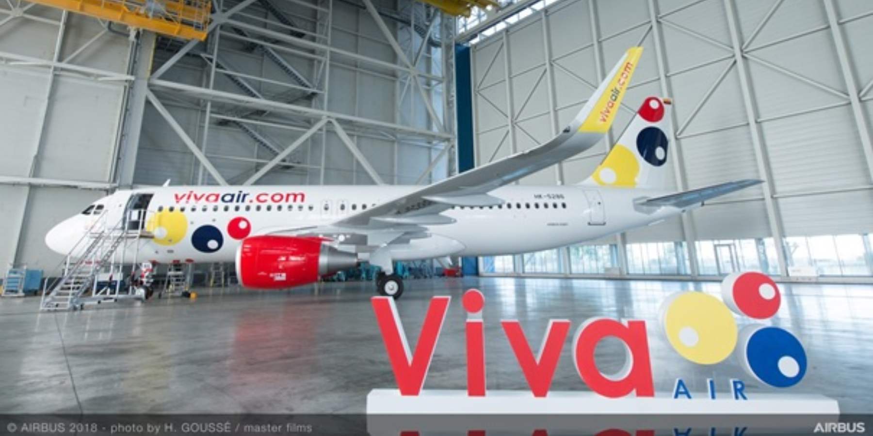 Airbus entrega el primer A320 a Viva Air