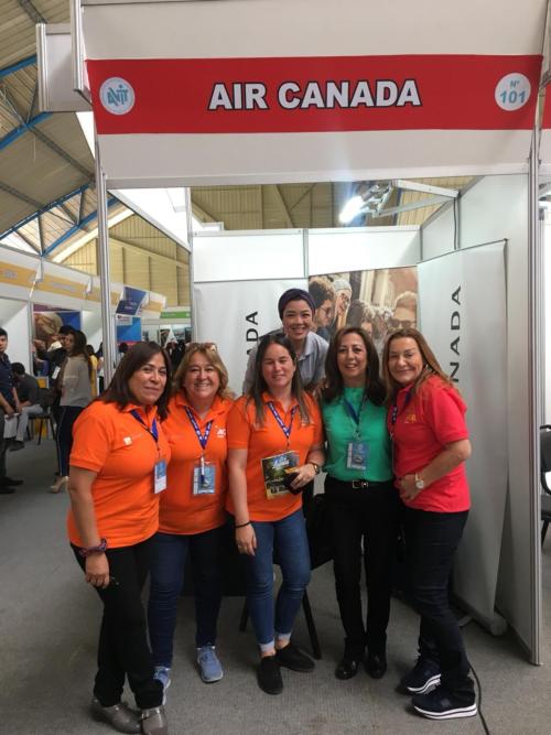 Air Canada auspiciador en feria AVIT 2018
