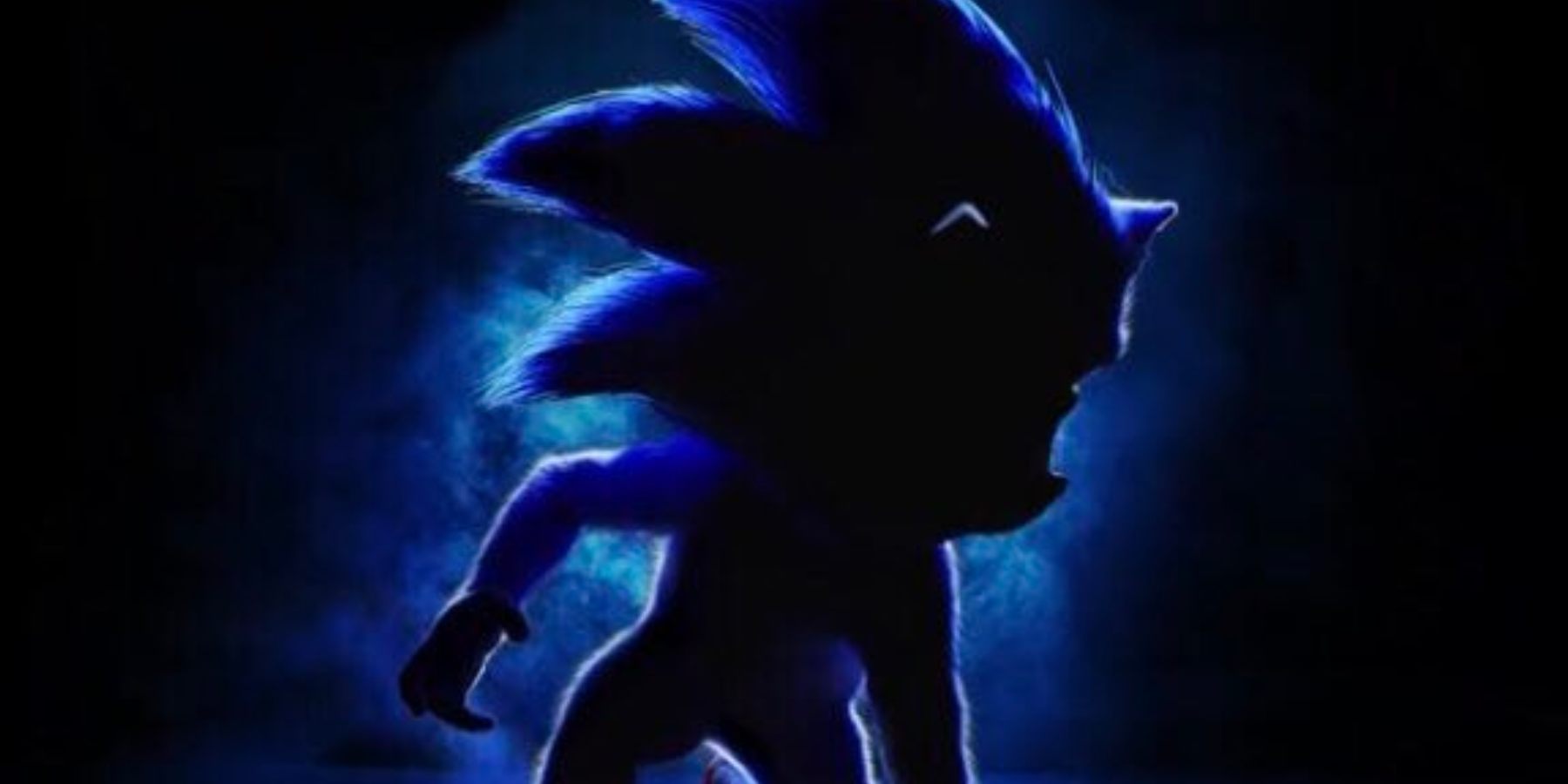 primer afiche de la película de Sonic