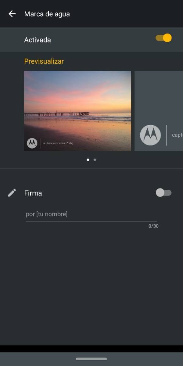 nueva actualización de cámara de Motorola