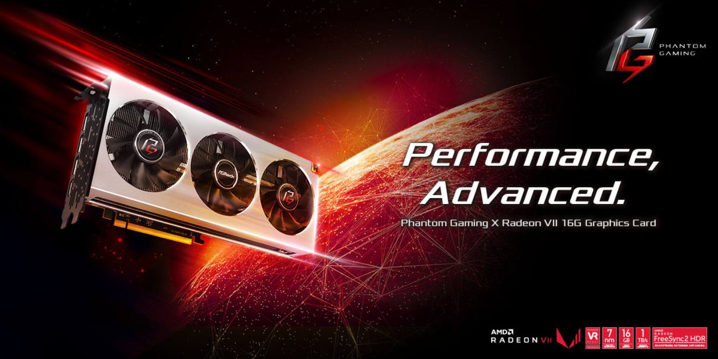 ASRock anuncia la placa de video Phantom Gaming X Radeon VII 16G
