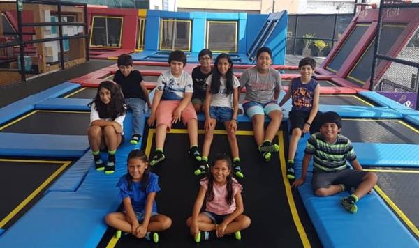 primer parque de trampolines en el Perú