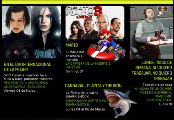 Syfy Destacados Marzo 2019