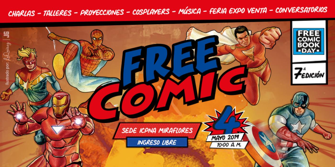 VII Free Comic Book Day ICPNA 2019
