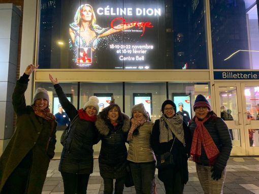 Agentes de viaje disfrutaron de concierto de Céline Dion en Montreal