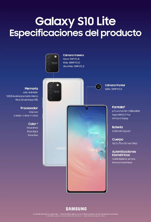 Samsung presenta el Galaxy S10 Lite y el Note10 Lite