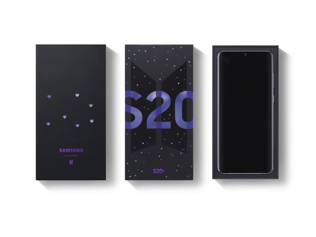 ediciones bts de samsung galaxy s20+ 