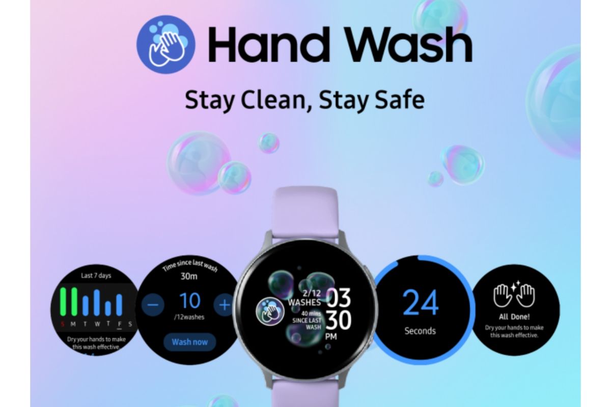 samsung lanza app para que recuerdes lavarte las manos