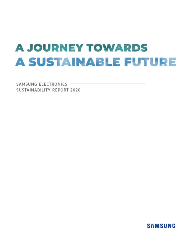 samsung electronics revela su Informe de sustentabilidad 2020