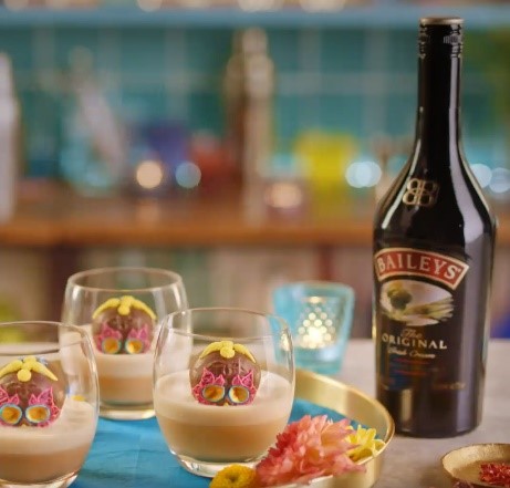 postres para la noche de halloween con baileys 