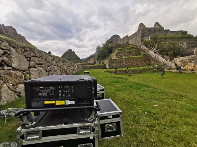 reapertura de Machu Picchu con videoproyectores Epson