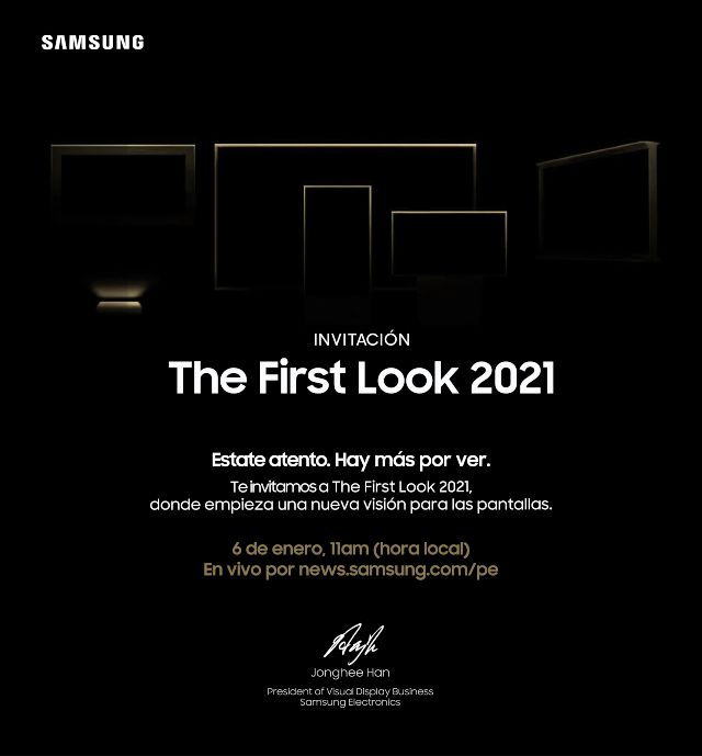 video teaser del Samsung First Look 2021