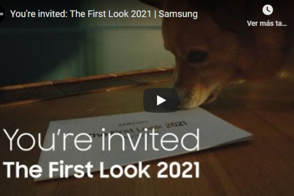 video teaser del Samsung First Look 2021