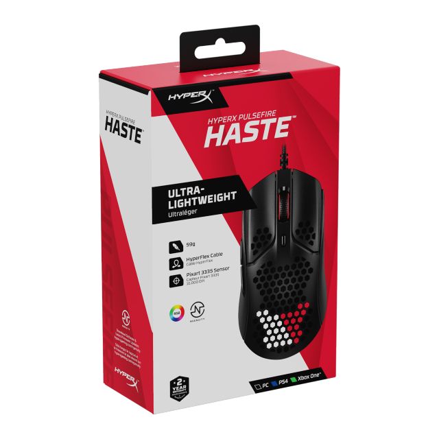 HyperX lanza nuevo mouse ultra-liviano Pulsefire Haste