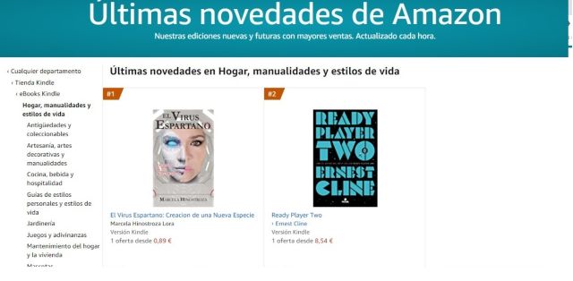 Peruana lidera venta de libros digitales en Amazon
