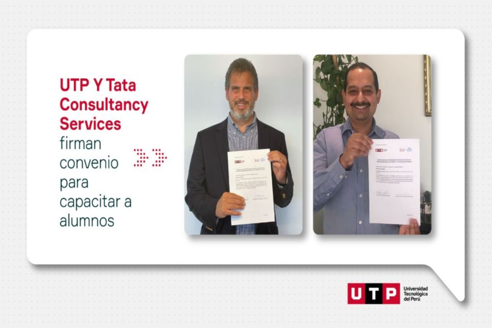 TCS y la UTP firman convenio