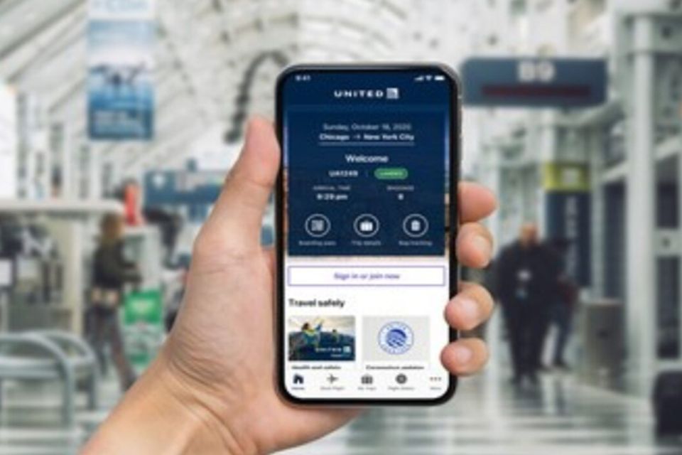 United Airlines rediseña su aplicación móvil