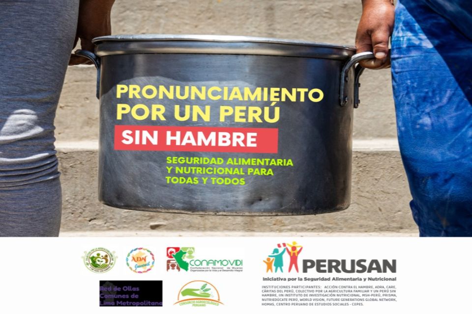 familias padece de hambre en el Perú