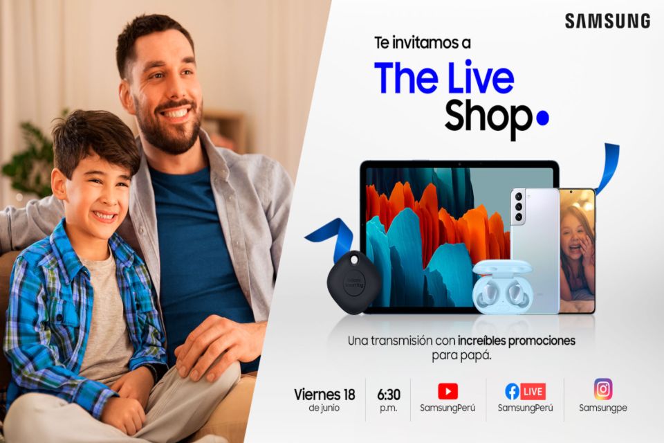 Samsung presenta The Live Shop por el Día del Padre