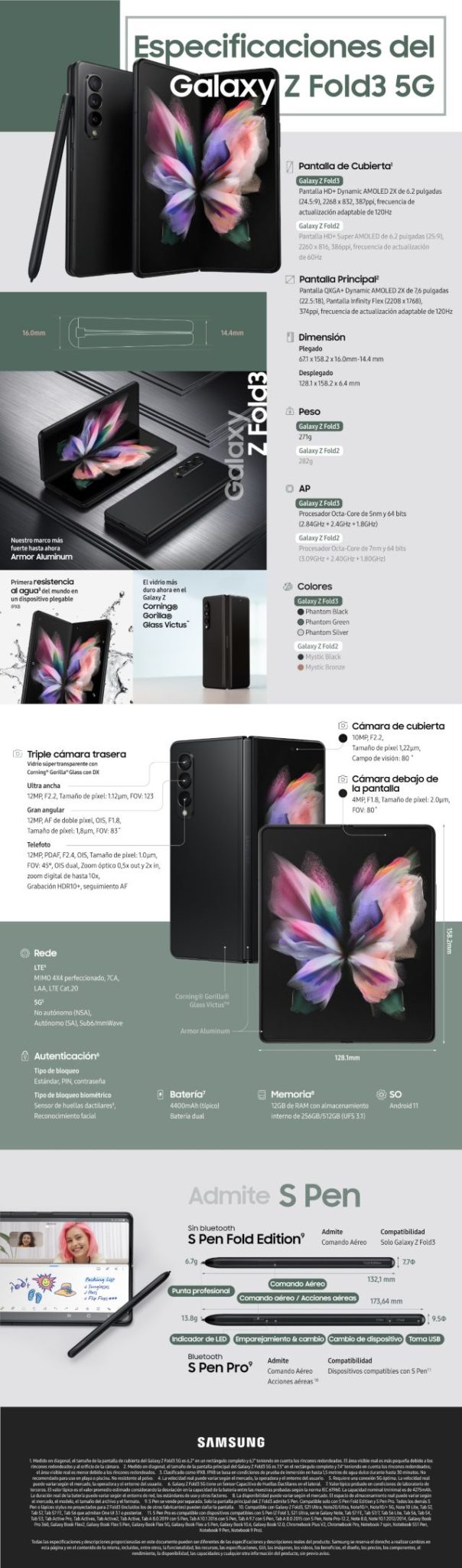 superior con el nuevos Galaxy Z Fold3 5G