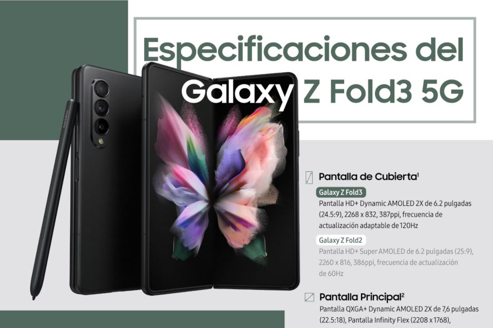 superior con el nuevos Galaxy Z Fold3 5G