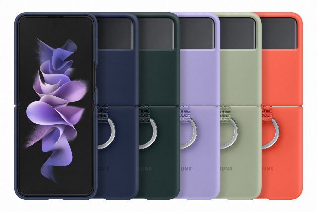 el diseño único del Galaxy Z Flip 3