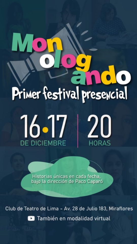 Primer Festival de Monólogos Presencial