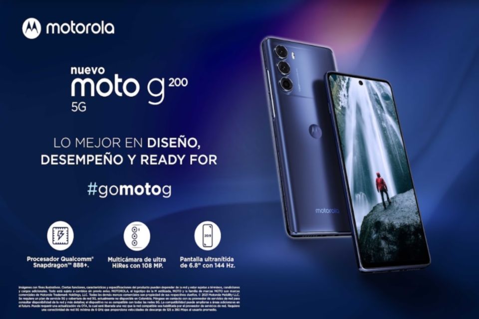 Motorola lanza en Perú el nuevo moto g200