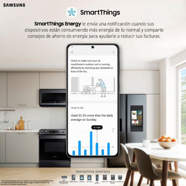 hogar más sostenible con SmartThings Energy