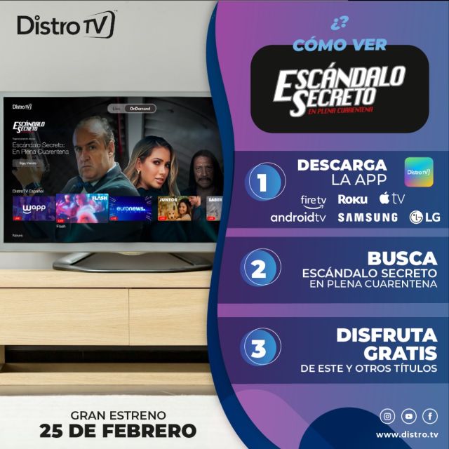 Cómo ver ESCÁNDALO SECRETO gratis en DistroTV