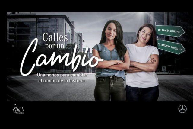 calles de Lima incluyendo nombres femeninos
