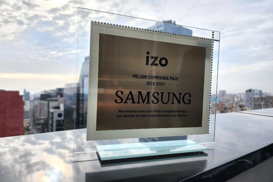 Samsung es reconocida