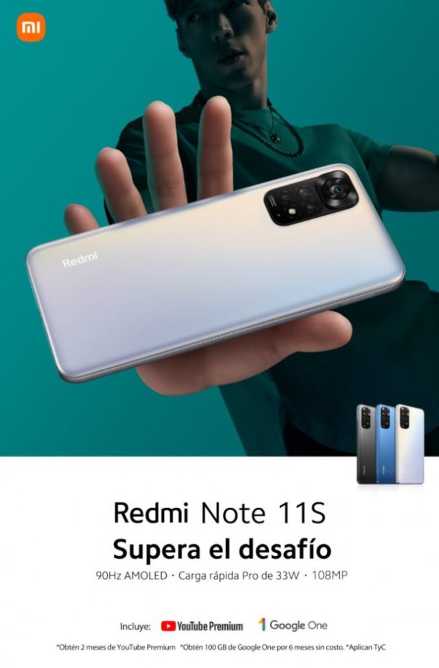 Serie Redmi Note 11 que llega al país