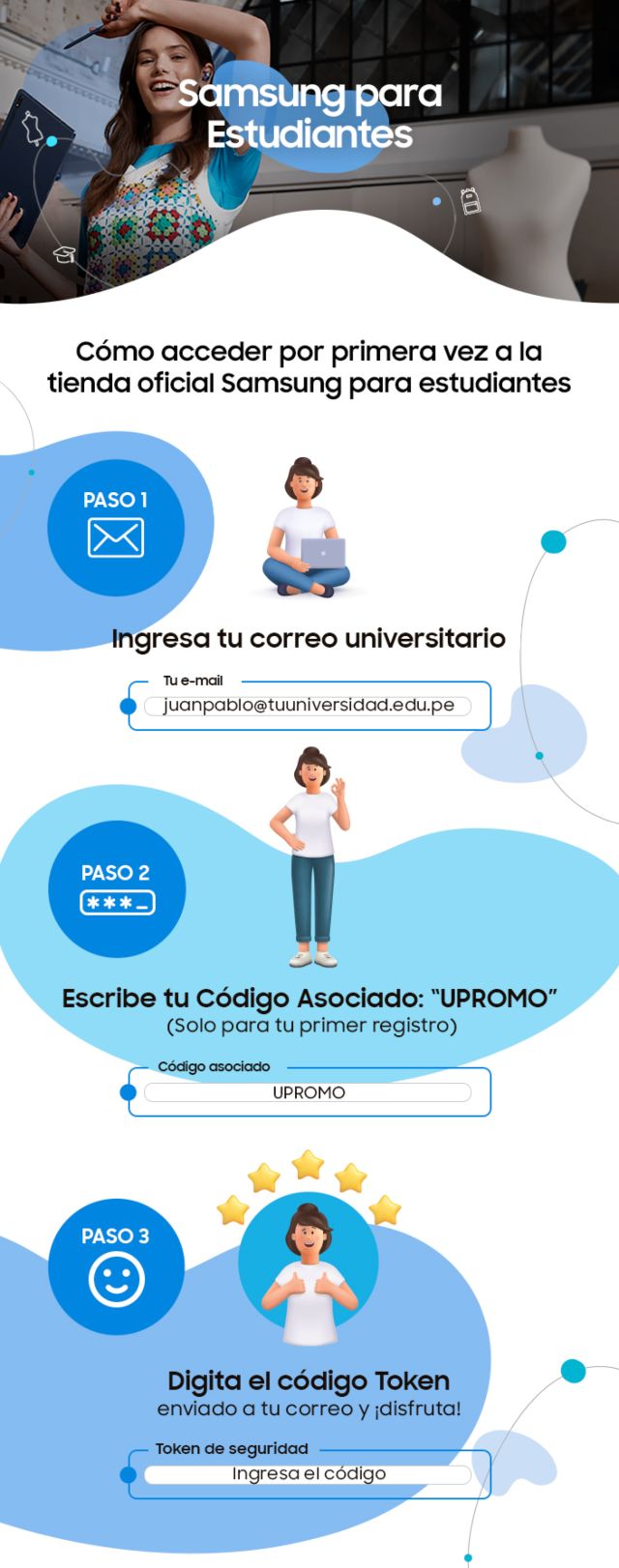 promociones de Samsung para Estudiantes