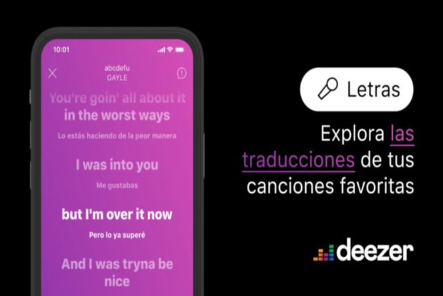 Deezer lanza Lyrics Translation