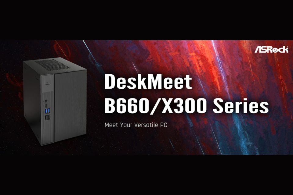 ASRock presenta sus mini PCs DeskMeet B660 y X300