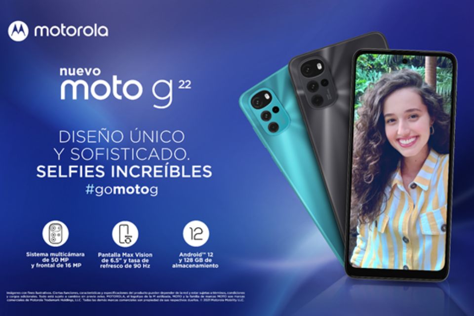 Motorola lanza en Perú el nuevo moto g22