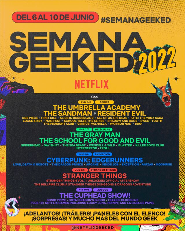 semana del GEEKED WEEK 2022