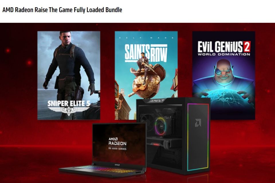 AMD presenta el bundle Raise