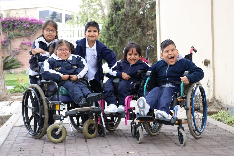 educación a chicos con discapacidad física