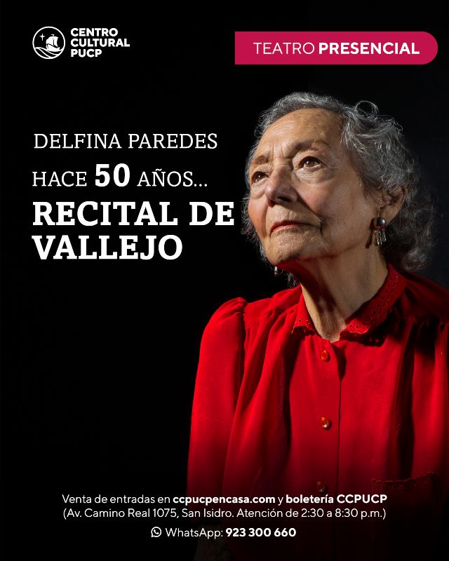 DELFINA PAREDES en el TEATRO CCPUCP