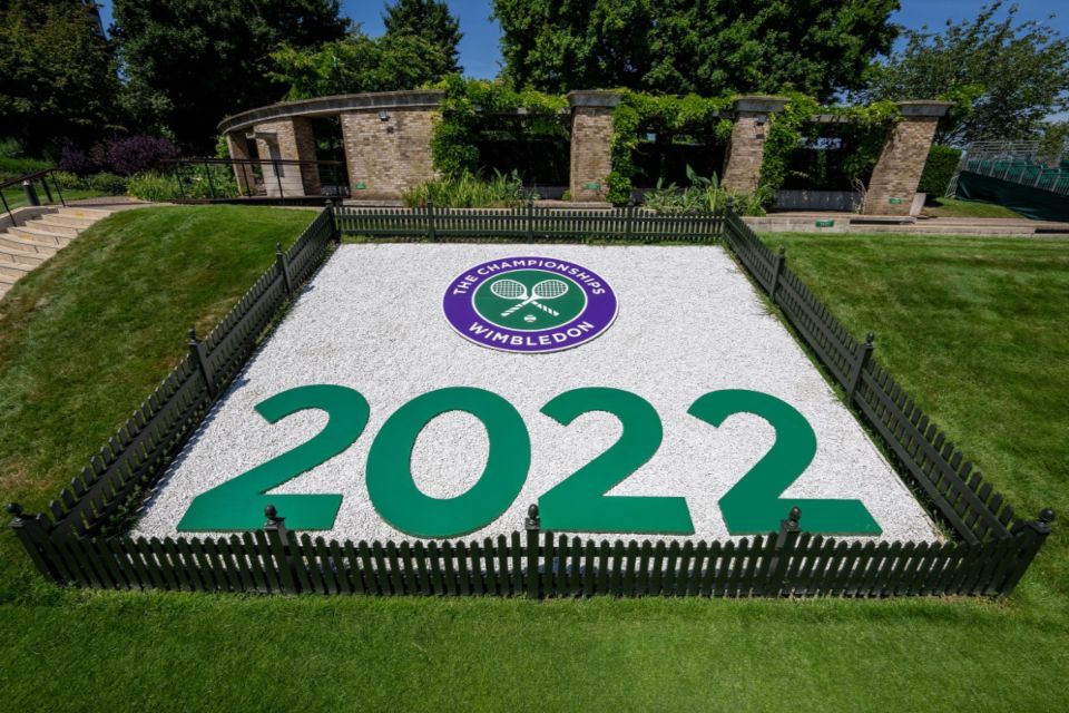 los fans en Wimbledon 2022