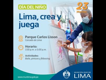Festival Lima Crea y Juega por el Día del Niño