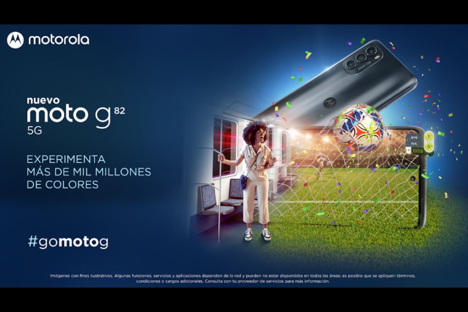 Llega a Perú el nuevo moto g82 5G